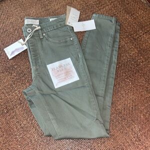 Jessica Simpson Deep Lichen Kiss Me Skinny Ankle Jeans Womens Size 24